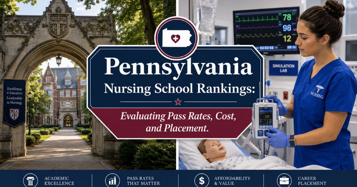 Best Nursing Schools in Pennsylvania: Rankings, Costs & Pass Rates