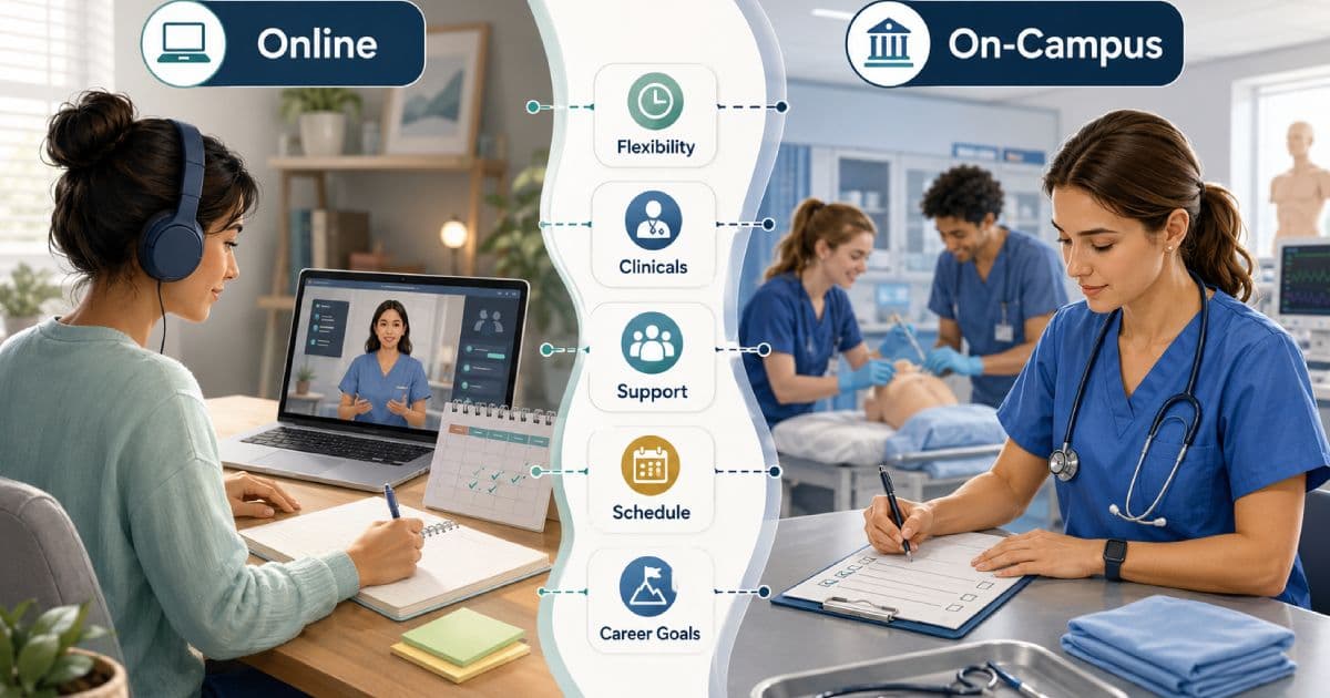 Online vs. On-Campus Nursing Programs: Which Is Right for You?