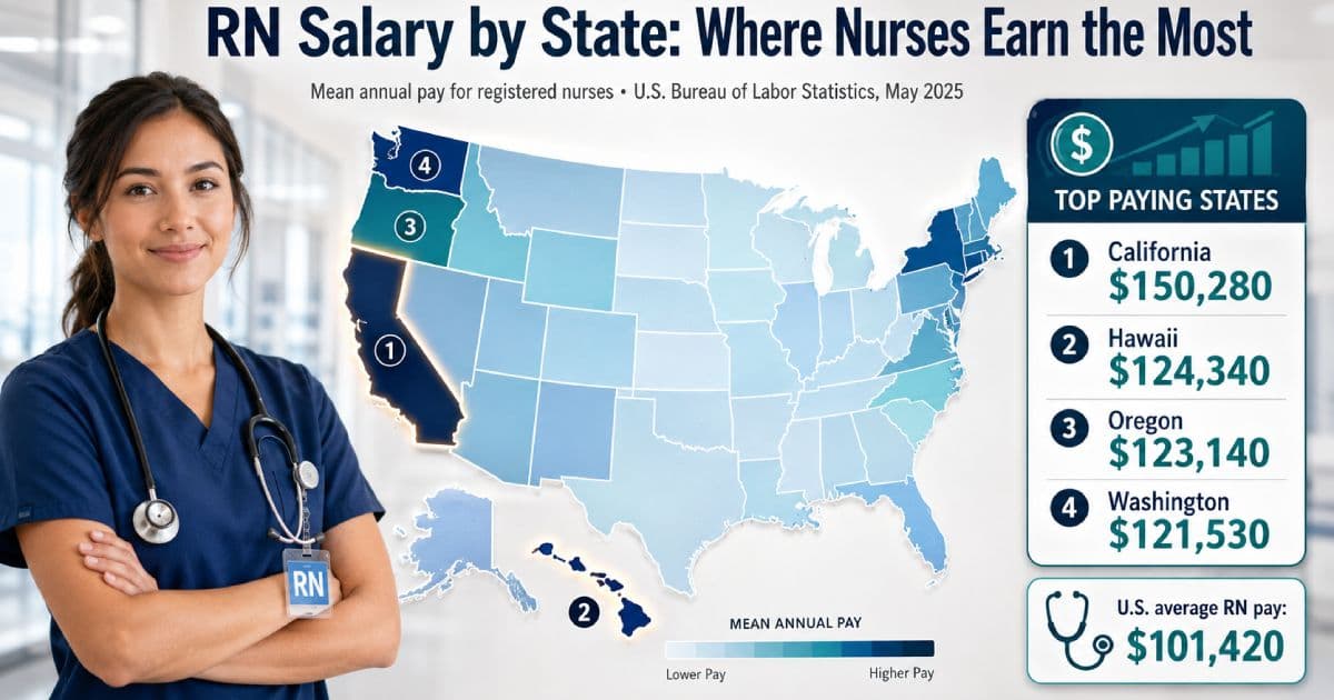 RN Salary by State: Where Nurses Earn the Most